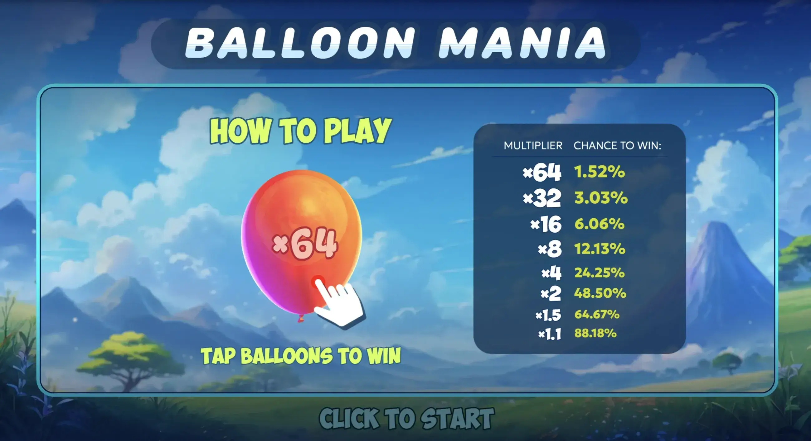 Balloon Mania Casino