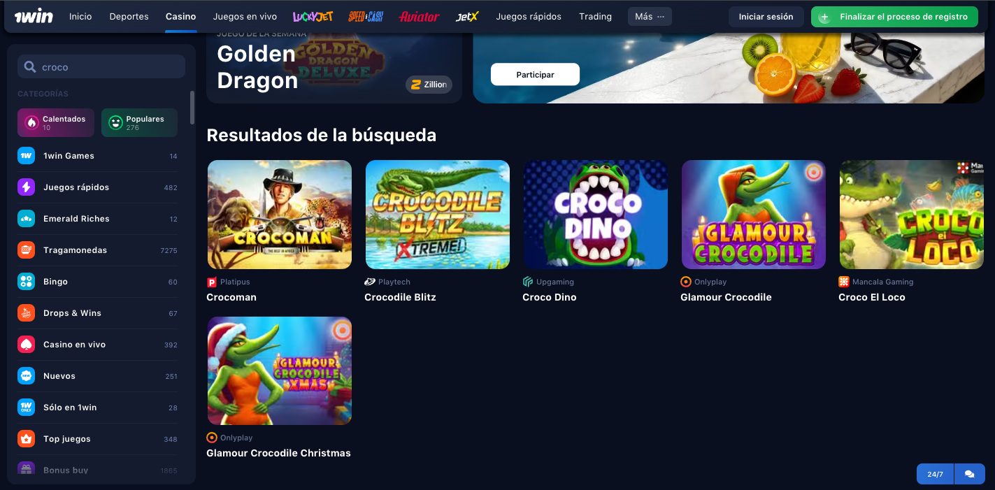 Juega en cualquier lugar: Croco Dino en tu smartphone Croco Dino optimizado para móviles en la app de 1win